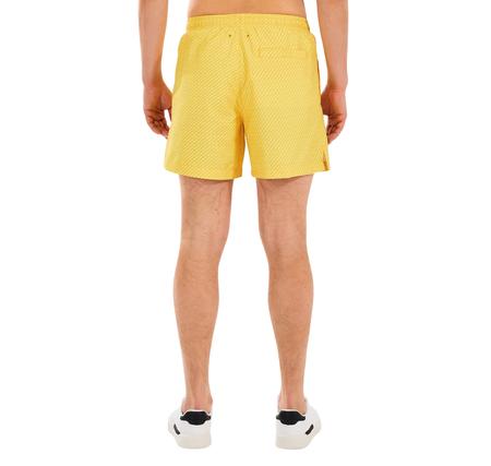 Skechers M 5 Inch Allover Print Swimshort Erkek Sarı