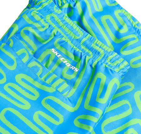 Skechers M 5 Inch Allover Print Swimshort Erkek Mayo Yeşil