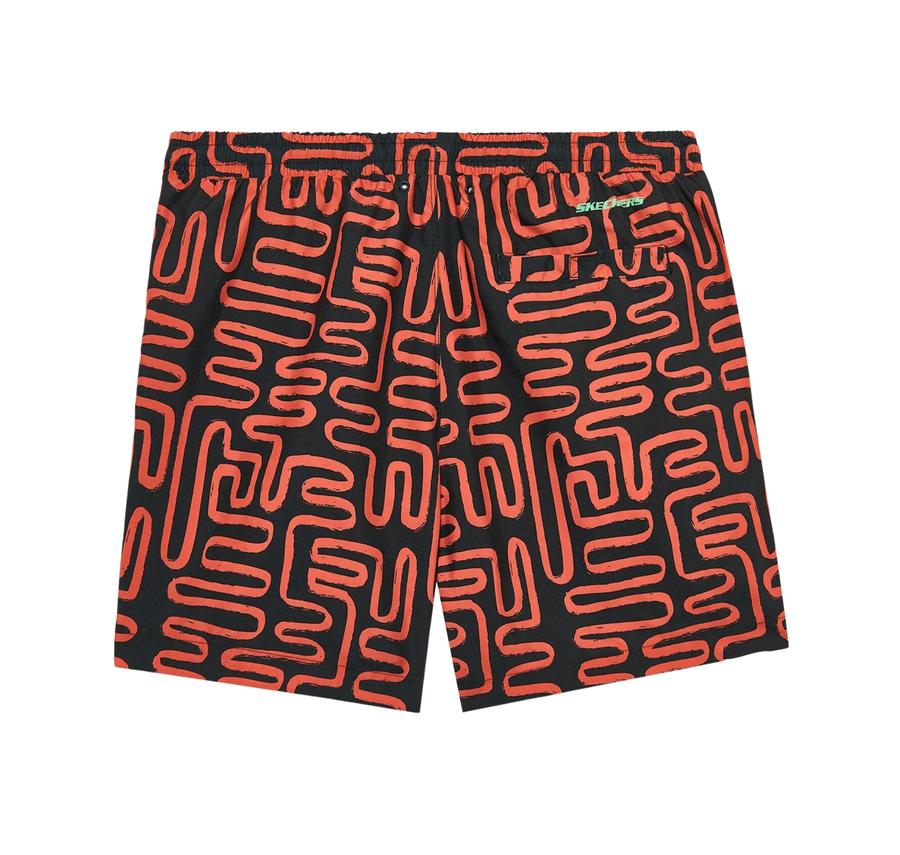 Skechers M 5 Inch Allover Print Swimshort Erkek Mayo Turuncu Skechers M 5 Inch Allover Print Swimshort Erkek Mayo Turuncu
