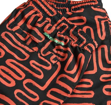 Skechers M 5 Inch Allover Print Swimshort Erkek Mayo Turuncu