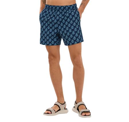 Skechers M 5 Inch Swimshort Erkek Mayo Lacivert