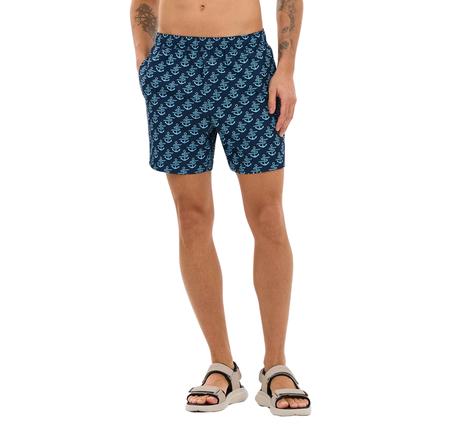 Skechers M 5 Inch Swimshort Erkek Mayo Lacivert