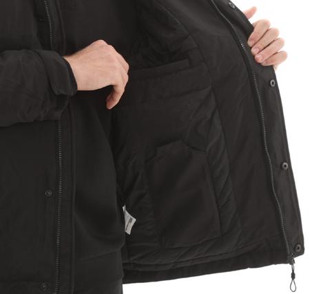 Skechers M Coated Jacket Erkek Mont Siyah Skechers M Coated Jacket Erkek Mont Siyah