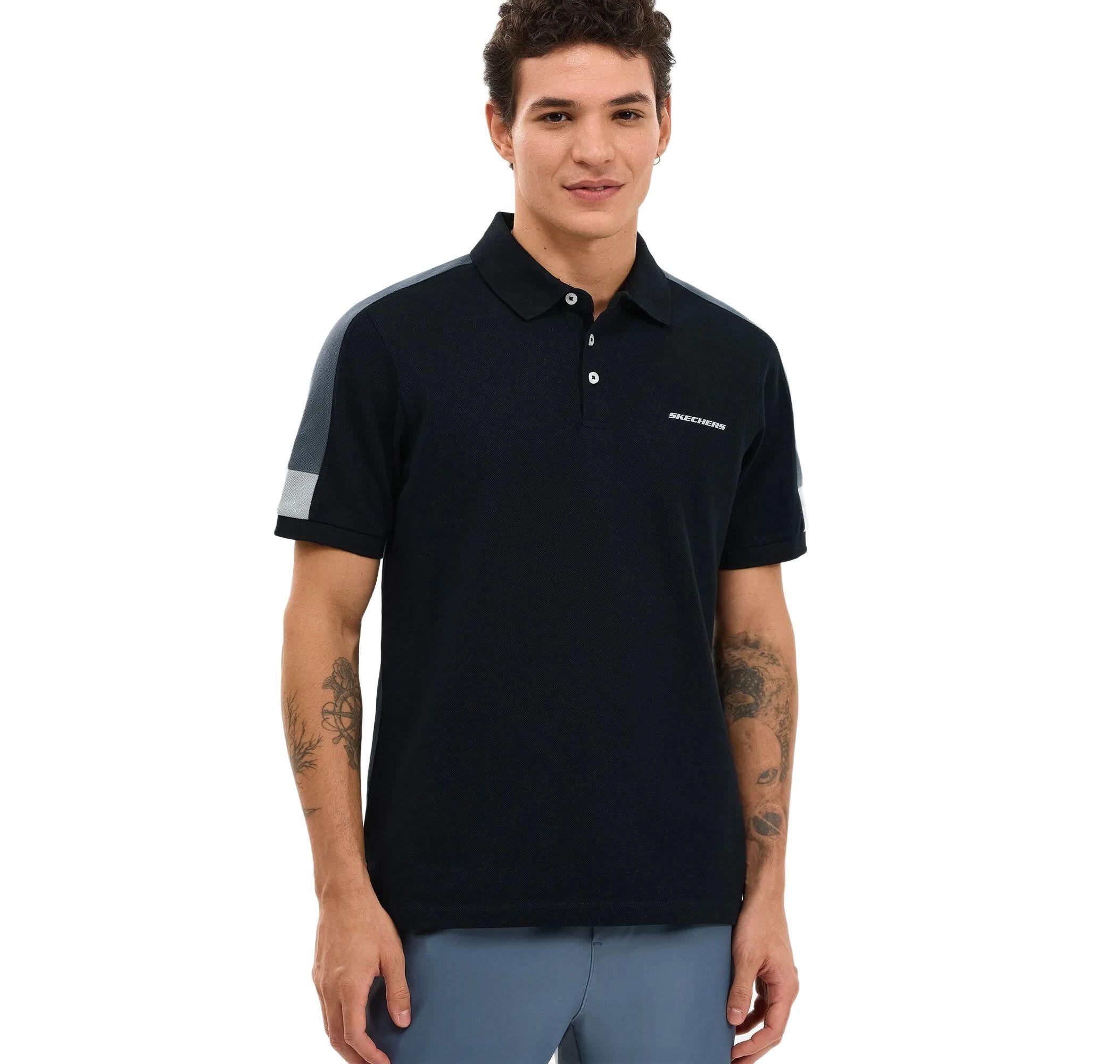Мужская футболка Skechers M Color Block Detail Polo