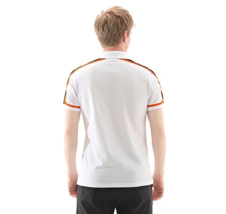 Skechers M Color Block Polo Erkek T-Shirt Beyaz