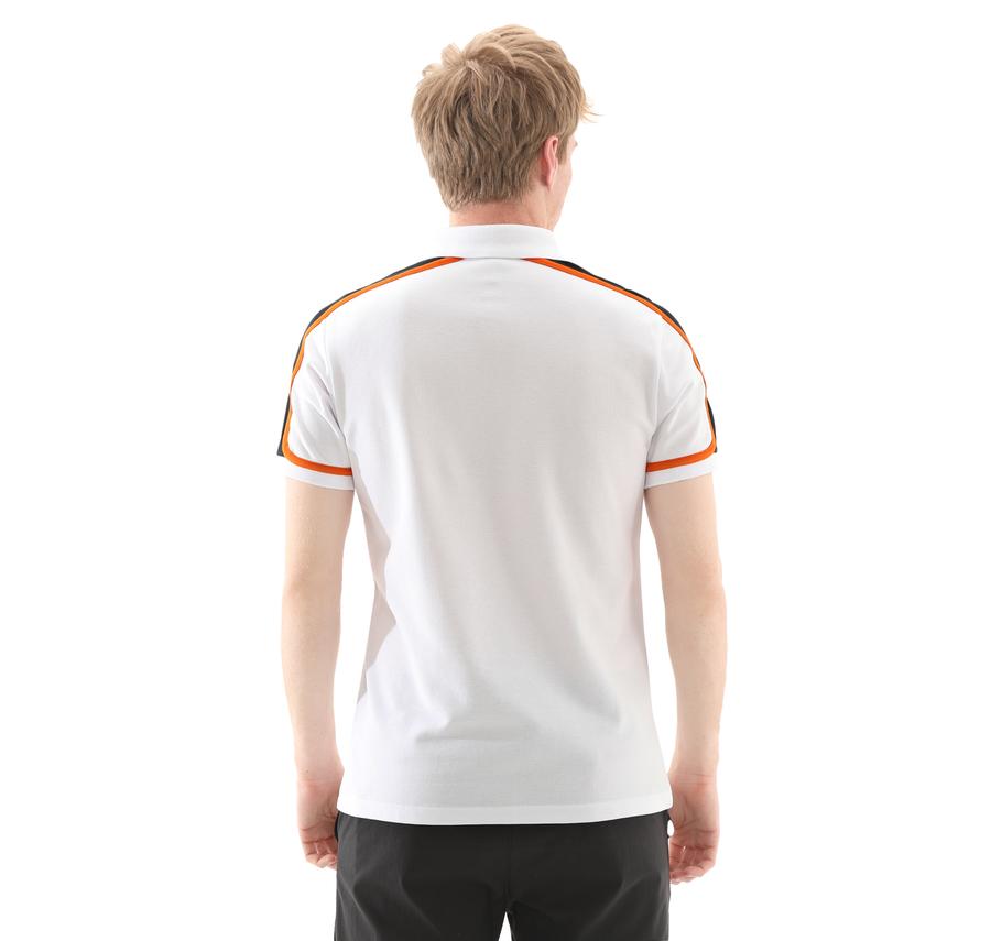 Skechers M Color Block Polo Erkek T-Shirt Beyaz Skechers M Color Block Polo Erkek T-Shirt Beyaz