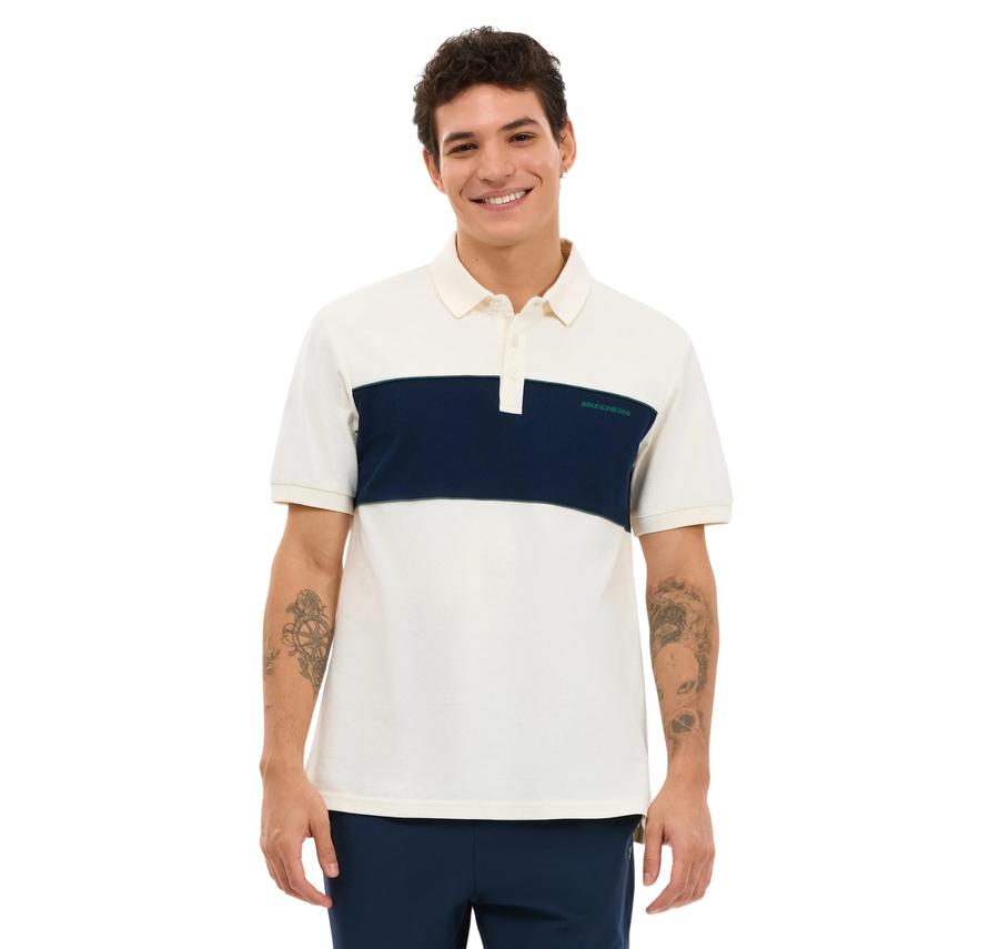 Skechers M Colourblock Polo Erkek Skechers M Colourblock Polo Erkek