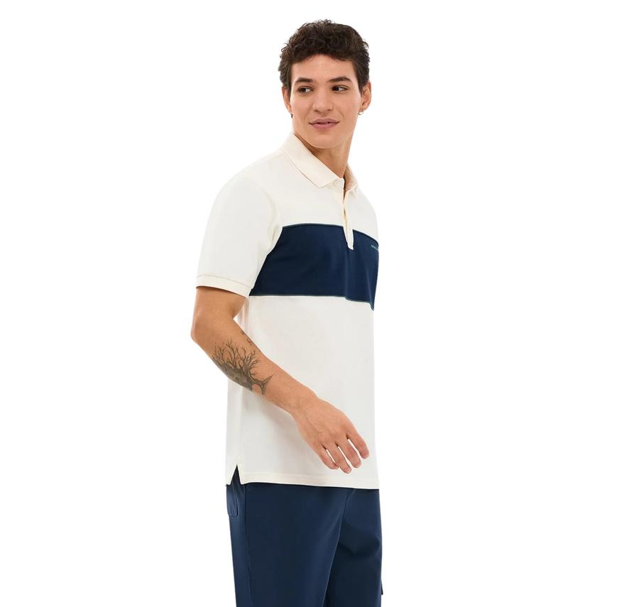 Skechers M Colourblock Polo Erkek Skechers M Colourblock Polo Erkek