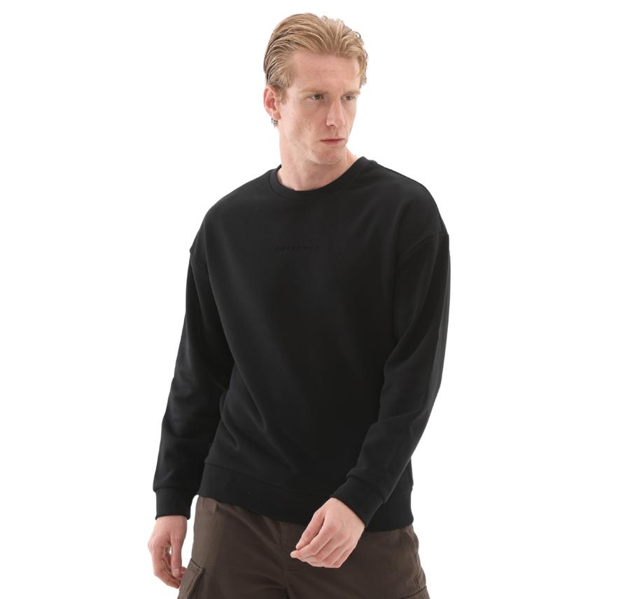 Skechers M Essential Crew Neck Sweatshirt Erkek Sweatshirt Siyah Skechers M Essential Crew Neck Sweatshirt Erkek Sweatshirt Siyah