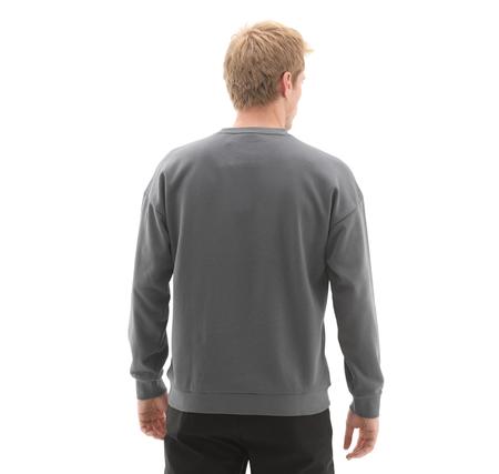 Skechers M Essential Crewneck Sweatshirt Erkek Gri Skechers M Essential Crewneck Sweatshirt Erkek Gri