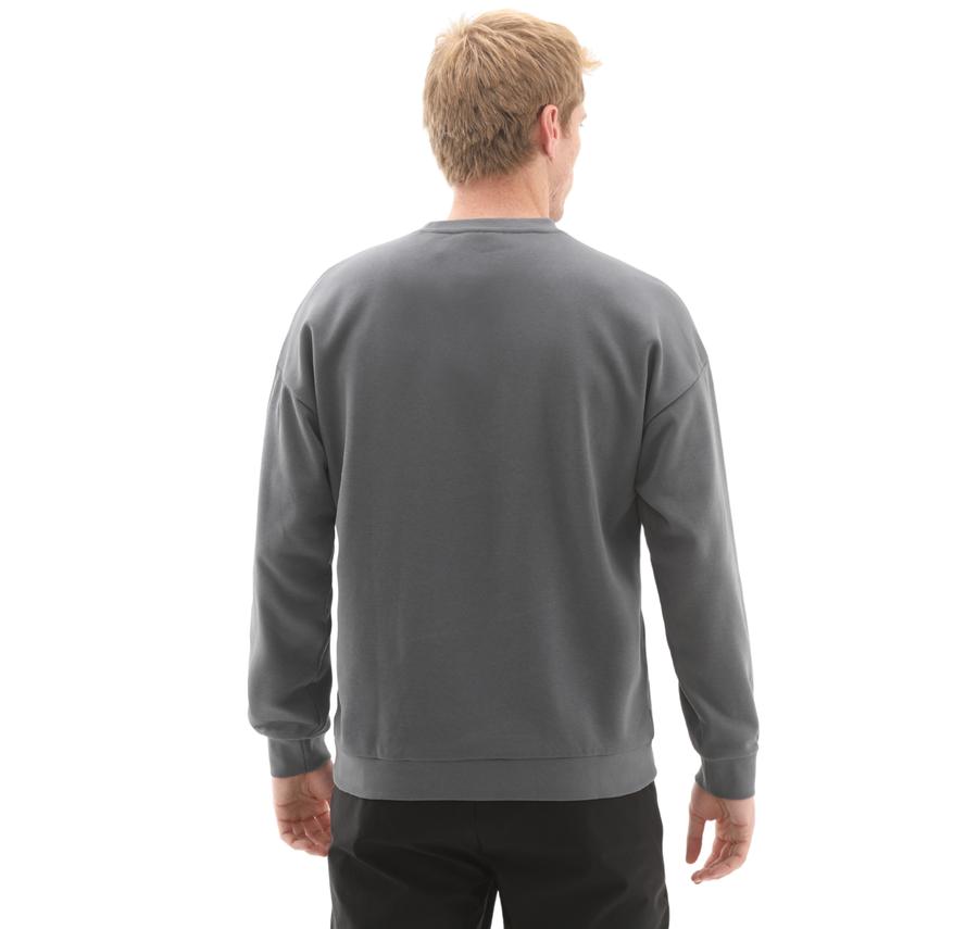 Skechers M Essential Crewneck Sweatshirt Erkek Sweatshirt Gri Skechers M Essential Crewneck Sweatshirt Erkek Sweatshirt Gri