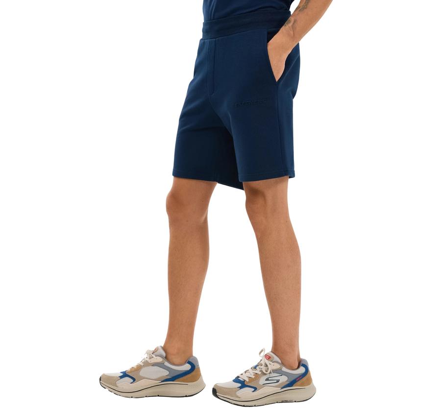 Skechers M Essential Sweat Short Erkek Şort Ve Kapri Lacivert Skechers M Essential Sweat Short Erkek Şort Ve Kapri Lacivert