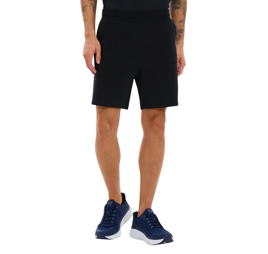 Skechers M Essential Sweat Short Erkek Şort Ve Kapri Siyah Skechers M Essential Sweat Short Erkek Şort Ve Kapri Siyah