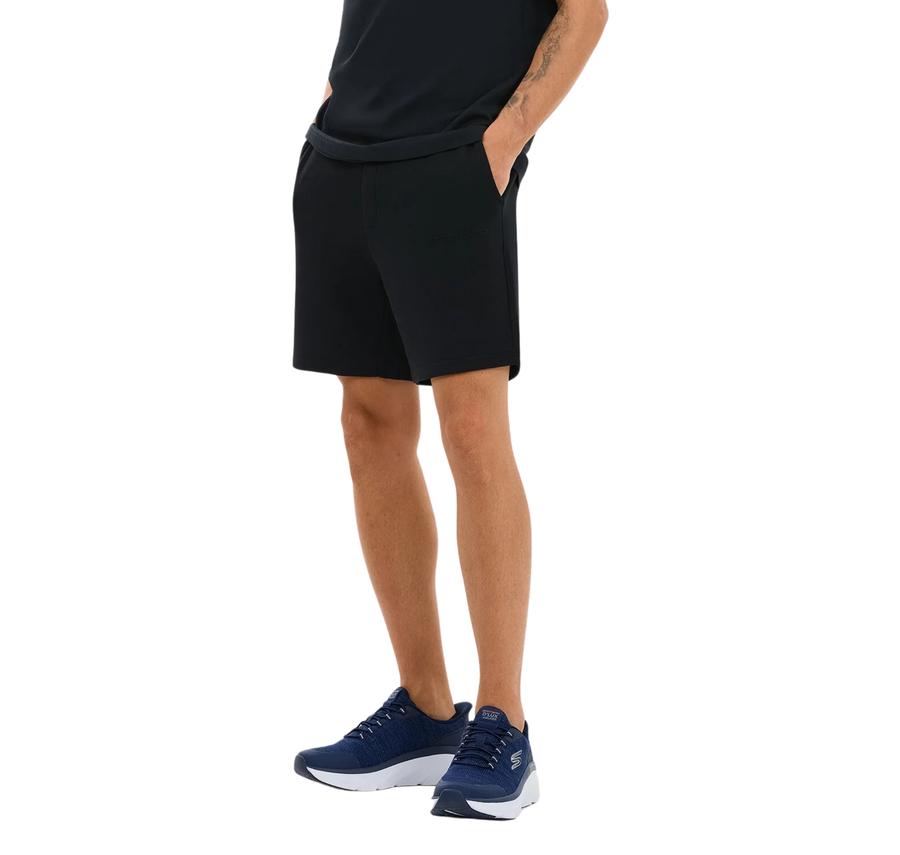 Skechers M Essential Sweat Short Erkek Şort Ve Kapri Siyah Skechers M Essential Sweat Short Erkek Şort Ve Kapri Siyah