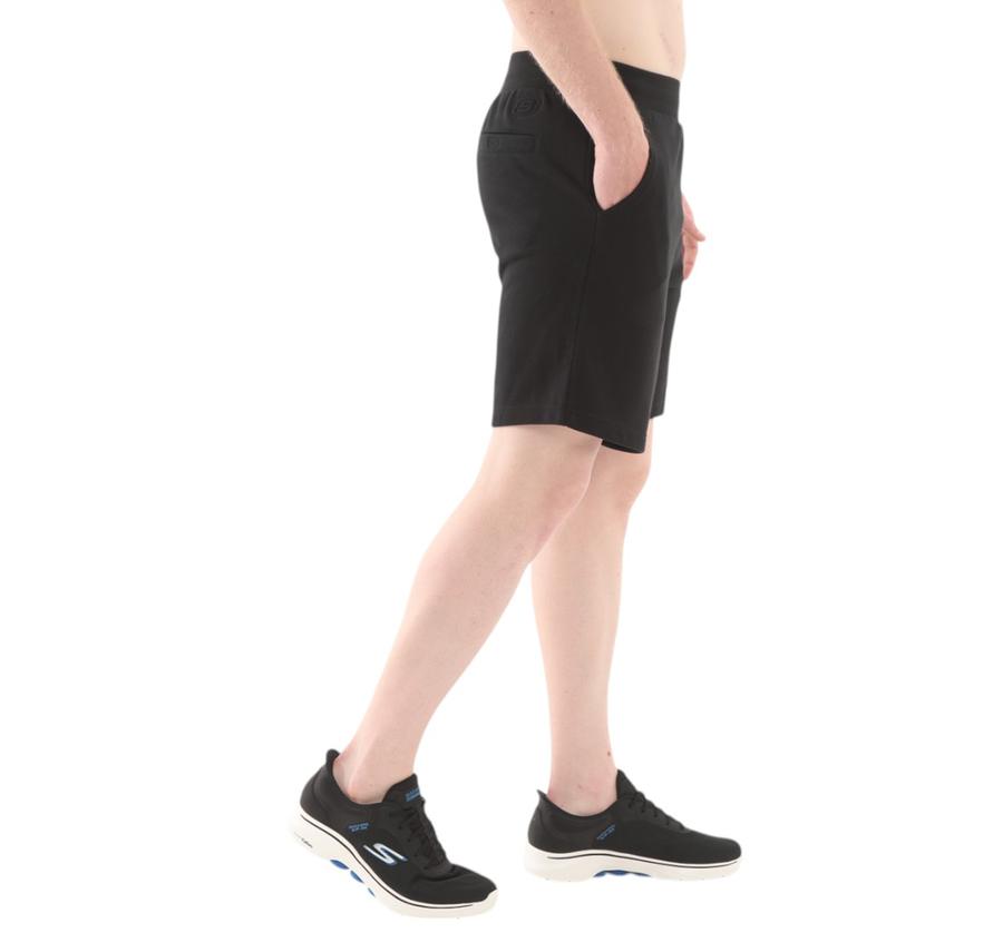 Skechers M Essential Sweatshort Erkek Şort Ve Kapri Siyah Skechers M Essential Sweatshort Erkek Şort Ve Kapri Siyah