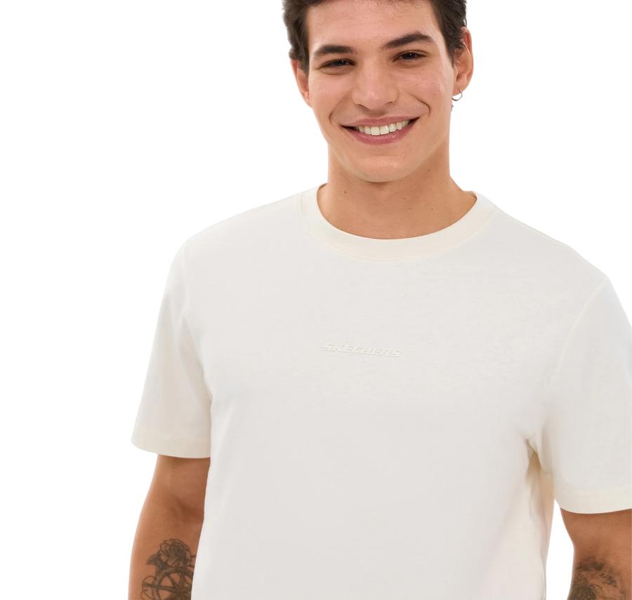 Skechers M Essential T-Shirt Erkek T-Shirt Skechers M Essential T-Shirt Erkek T-Shirt