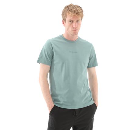 Skechers M Essential T-Shirt Erkek T-Shirt Yeşil