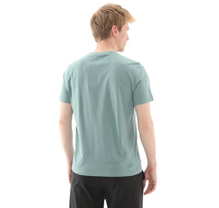 Skechers M Essential T-Shirt Erkek T-Shirt Yeşil