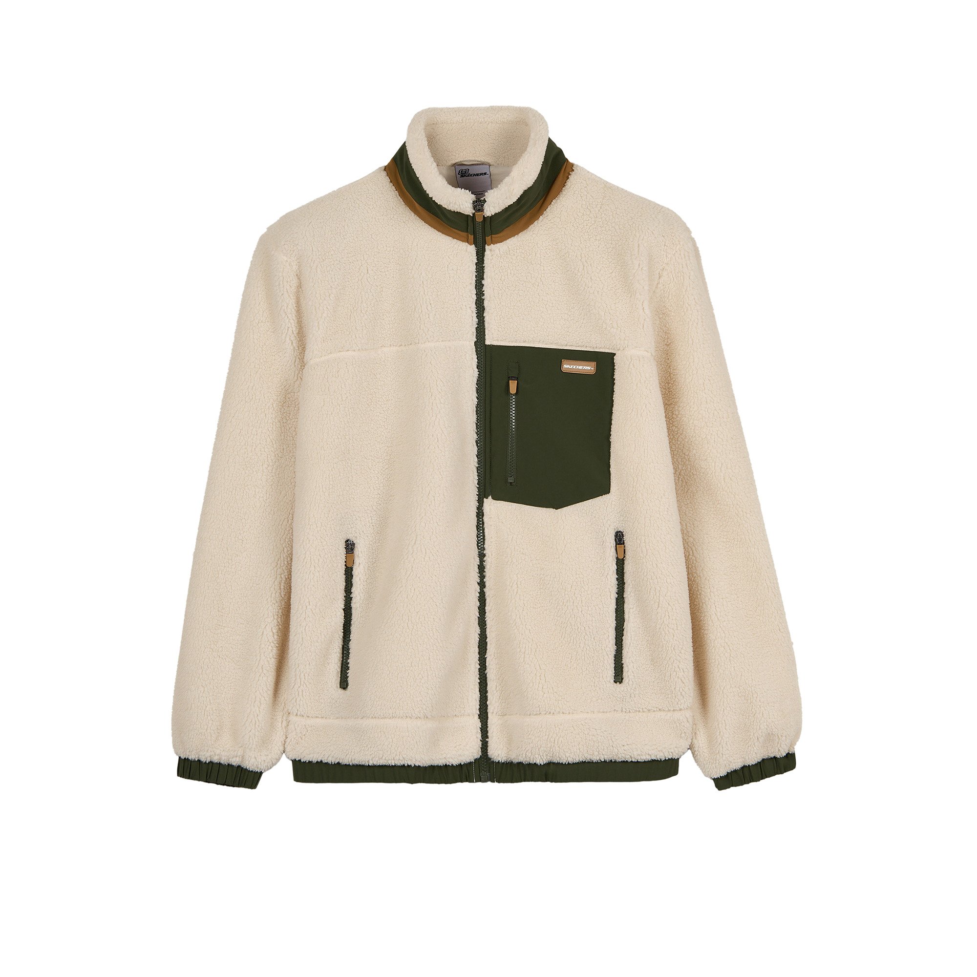 Мужская куртка Skechers M Full Zip Pocket Sherpa Krem