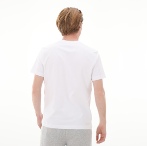 Skechers M Graphic Tee Chest Printed Pique T-Shirt Erkek T-Shirt Beyaz 2