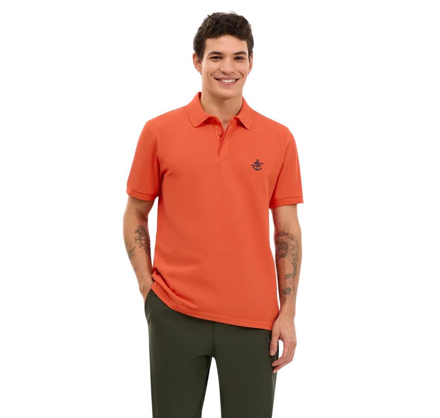 Skechers M Logo Printed Polo Erkek Skechers M Logo Printed Polo Erkek