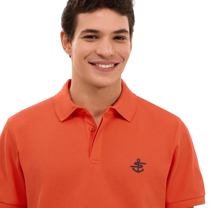 Skechers M Logo Printed Polo Erkek Skechers M Logo Printed Polo Erkek