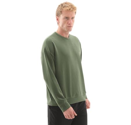 Skechers M Loose Crewneck Sweatshirt Erkek Sweatshirt Yeşil