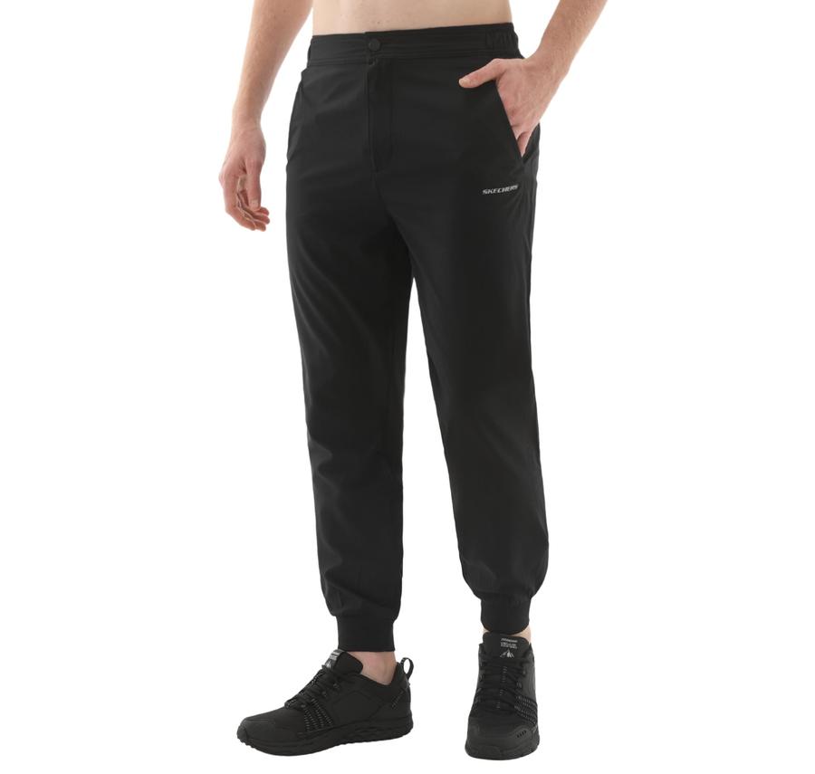 Skechers M Micro Coll. Side Zipper Jogger Fit Pant Erkek Eşofman Altı Siyah Skechers M Micro Coll. Side Zipper Jogger Fit Pant Erkek Eşofman Altı Siyah
