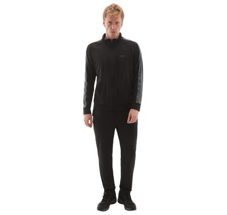 Skechers M Micro Essential Suit Erkek Eşofman Takımı Siyah Skechers M Micro Essential Suit Erkek Eşofman Takımı Siyah