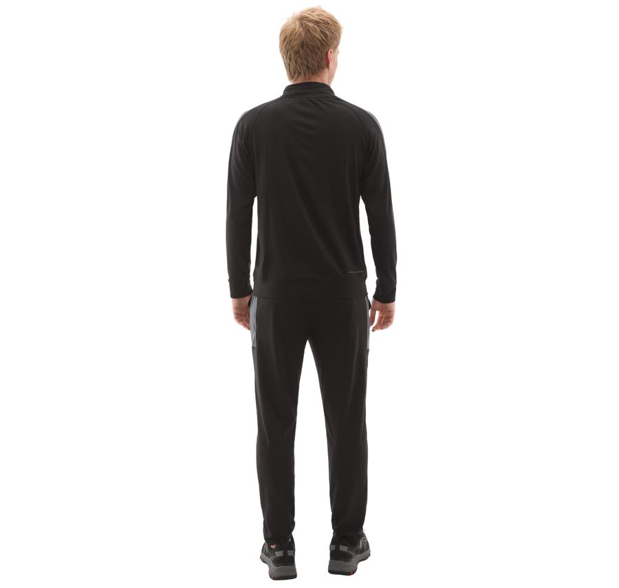 Skechers M Micro Essential Suit Erkek Eşofman Takımı Siyah Skechers M Micro Essential Suit Erkek Eşofman Takımı Siyah