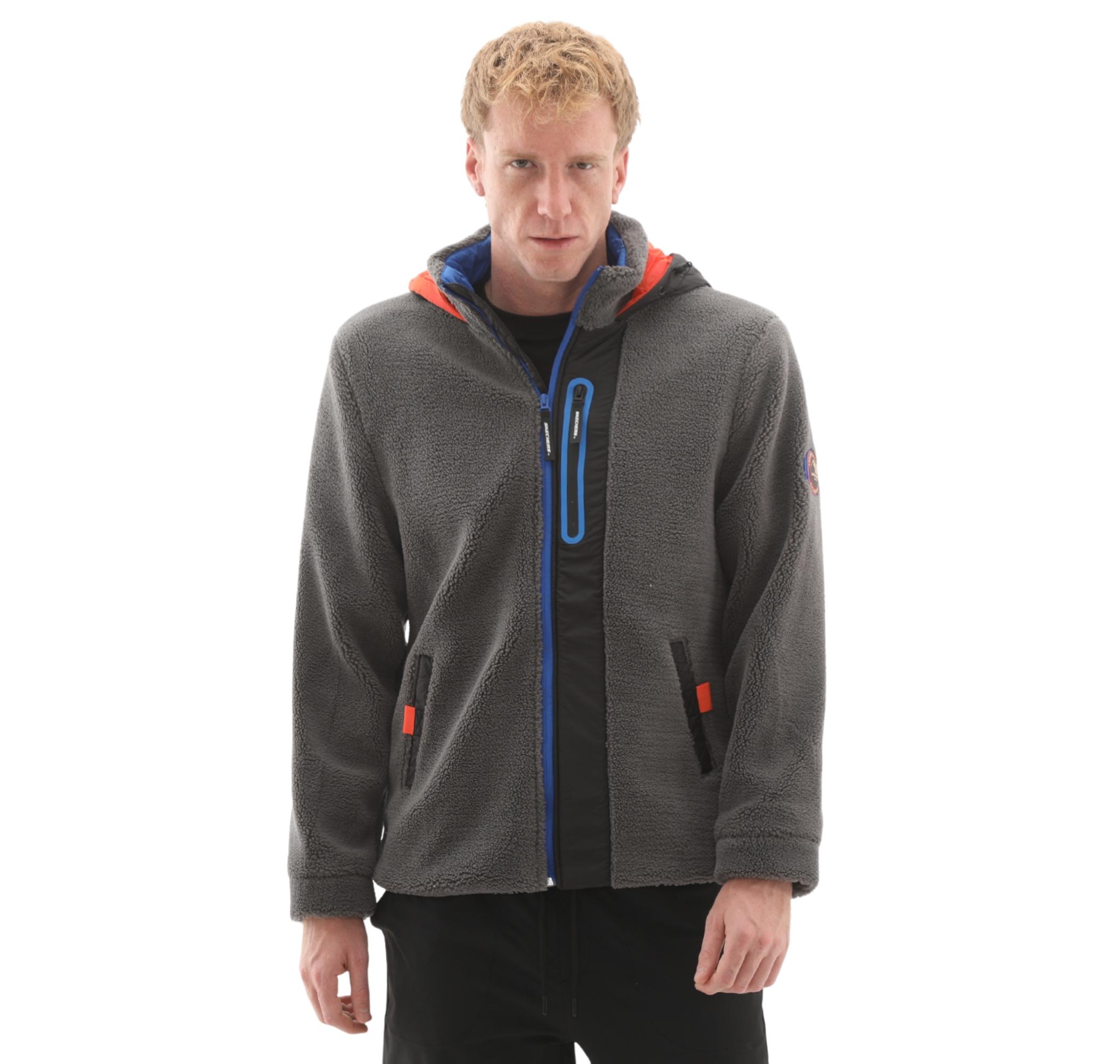Мужская куртка Skechers M Fleece Full Zip Sherpa для походов
