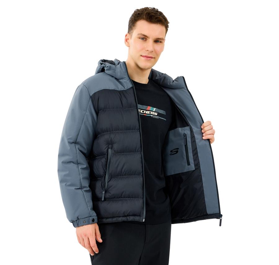 Skechers M Outerwear Padded Jacket Erkek Skechers M Outerwear Padded Jacket Erkek