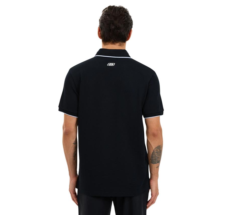 Skechers M Piping Detail Polo Polo Erkek Skechers M Piping Detail Polo Polo Erkek
