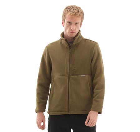 Skechers M Polar Jacket Erkek Haki Skechers M Polar Jacket Erkek Haki