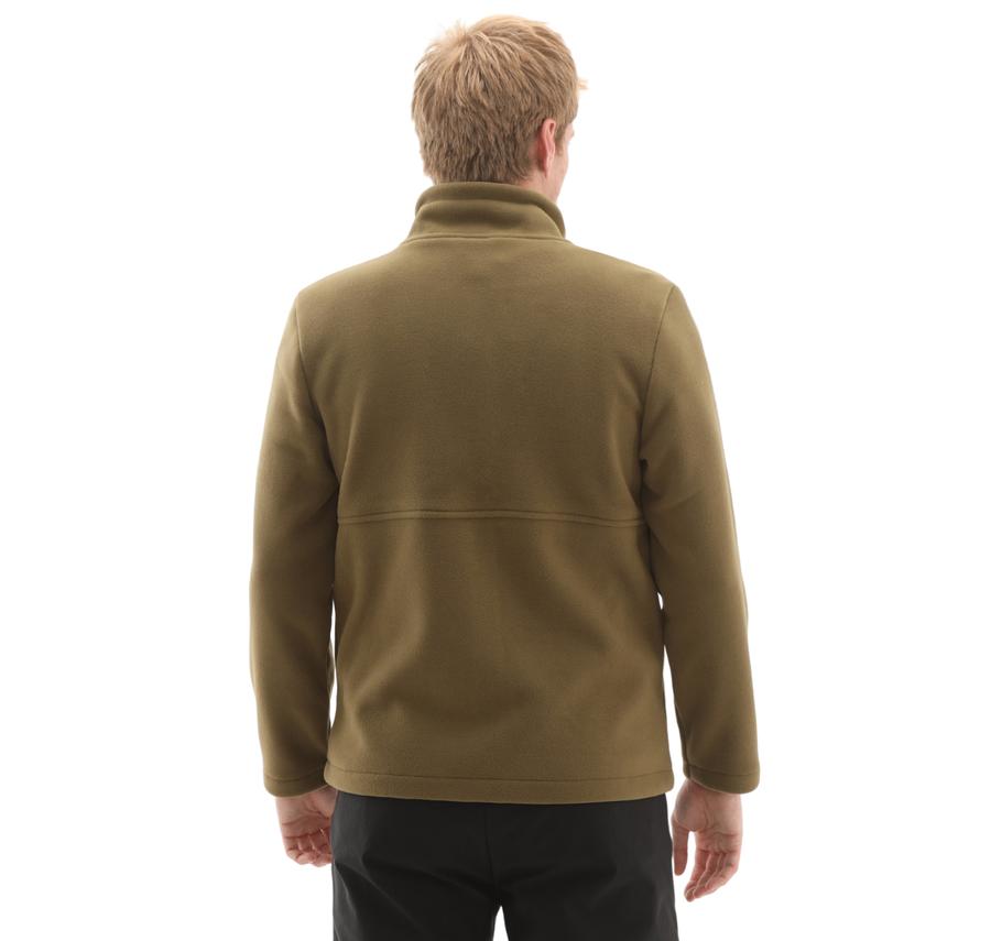 Skechers M Polar Jacket Erkek Ceket Haki Skechers M Polar Jacket Erkek Ceket Haki