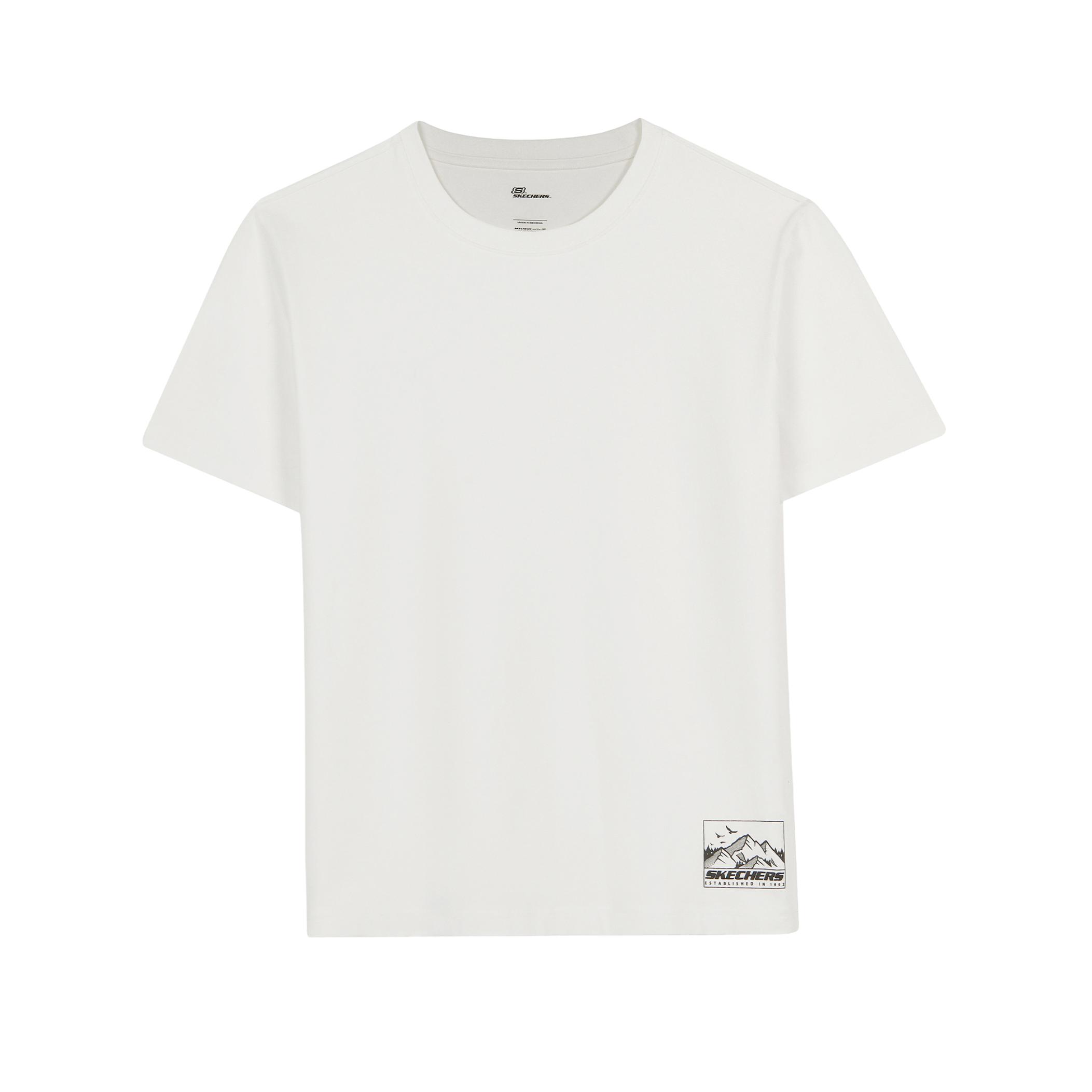 Мужская футболка Skechers M Regular Box Logo Krem
