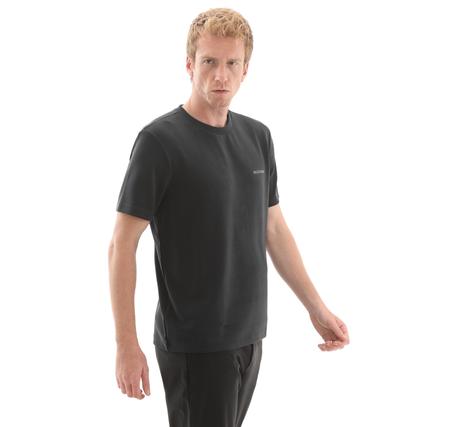 Skechers M Regular Crew Neck T-Shirt Erkek T-Shirt Siyah Skechers M Regular Crew Neck T-Shirt Erkek T-Shirt Siyah