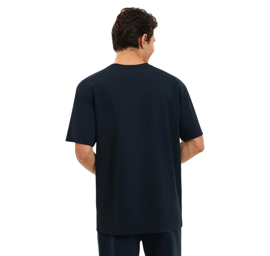 Skechers M Relaxed Fıt T-Shirt Erkek T-Shirt Lacivert Skechers M Relaxed Fıt T-Shirt Erkek T-Shirt Lacivert