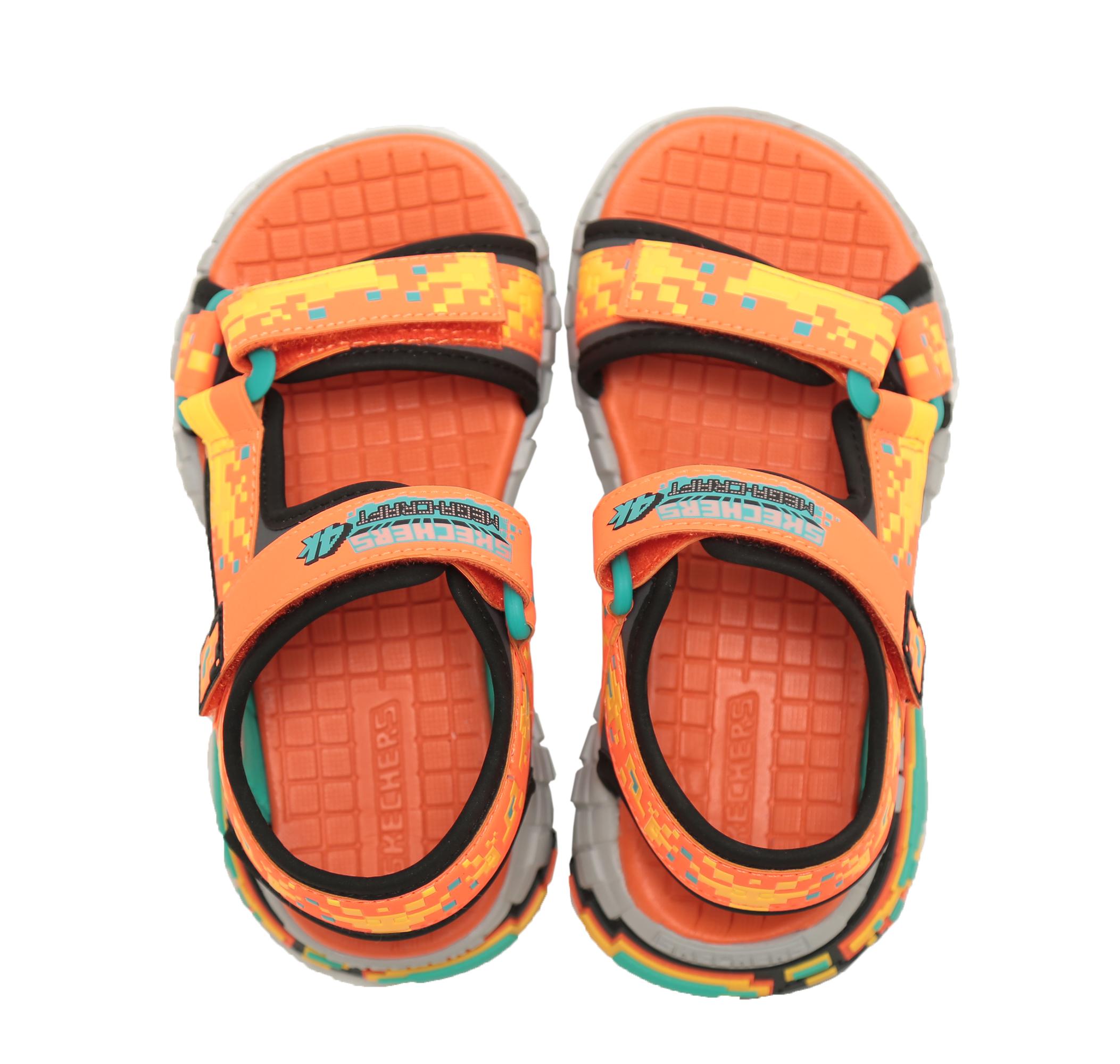 Детские сандали Skechers Megasplash 4K Sandalet Turuncu для бега