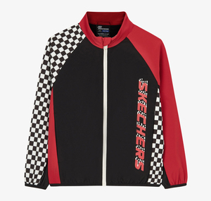 Skechers Micro Collection B Full Zip  Jacket Çocuk Ceket Siyah