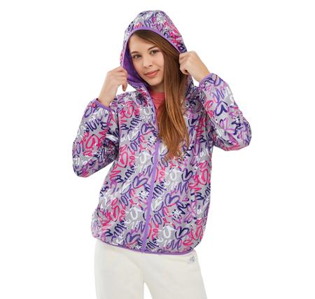 Skechers Micro Collection G Full Zip Hoodie Sweatshirt Çocuk Pembe