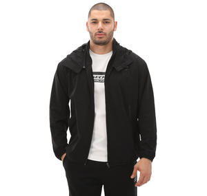 Skechers Micro Collection M Hooded Jacket Erkek Ceket Siyah