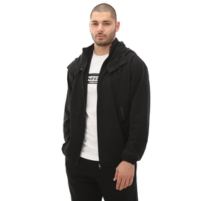 Skechers Micro Collection M Hooded Jacket Erkek Ceket Siyah