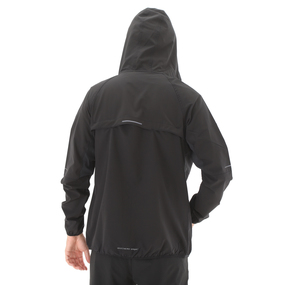 Skechers Micro Collection M Mesh Detailed Zip Jacket Erkek Yağmurluk-Rüzgarlık Siyah