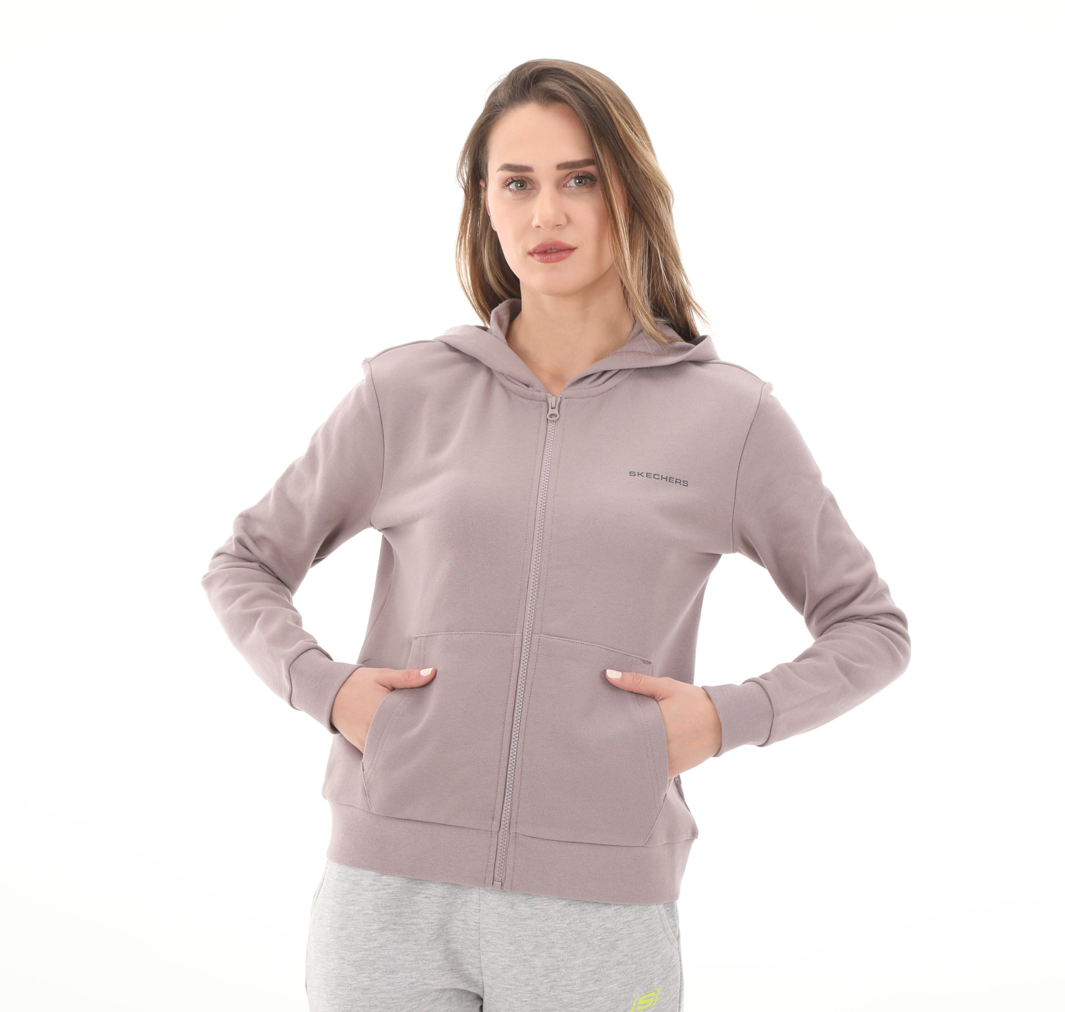 Женская куртка Skechers New Basics W Full Zip Hoodie