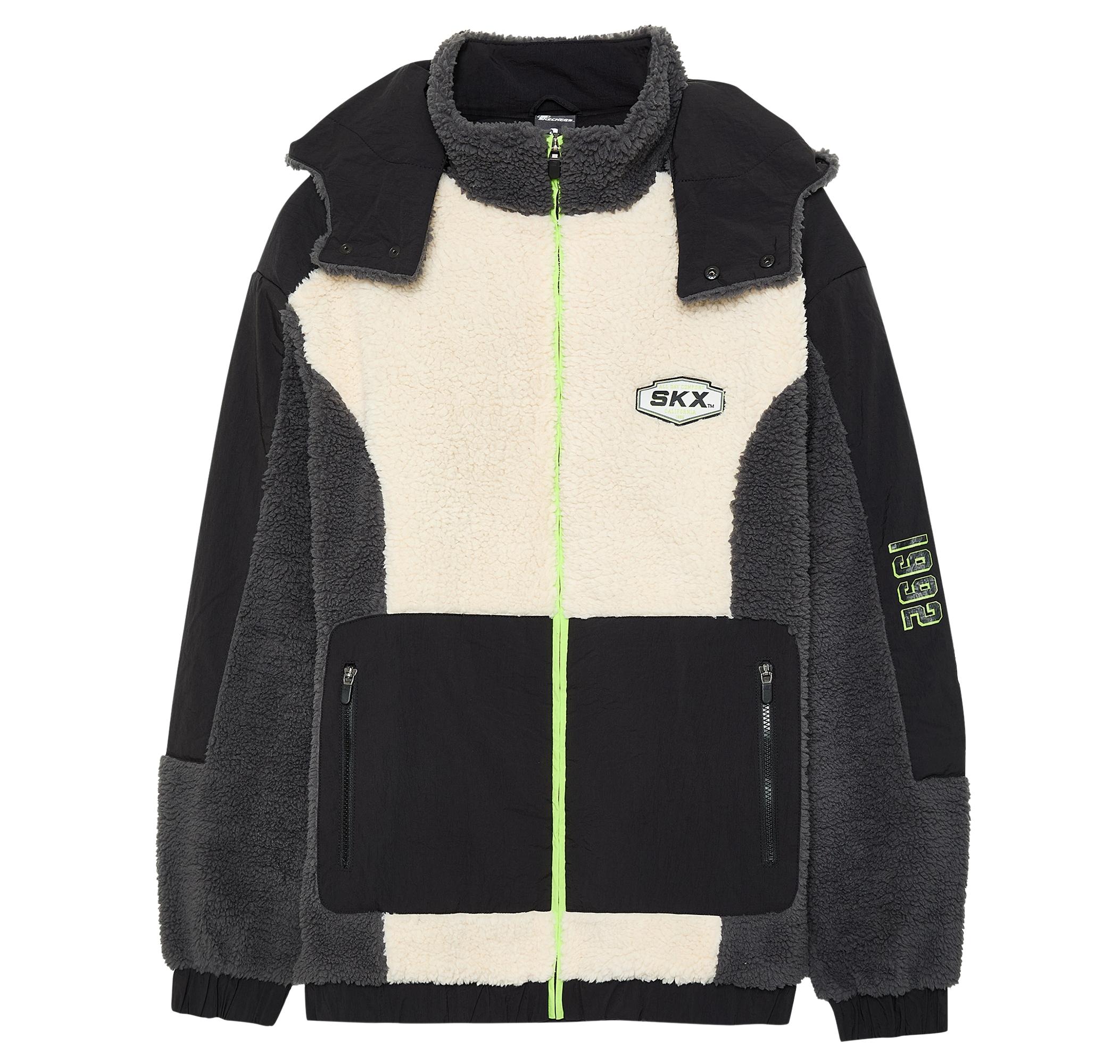 Мужская куртка Skechers Fleece Antrasit для походов