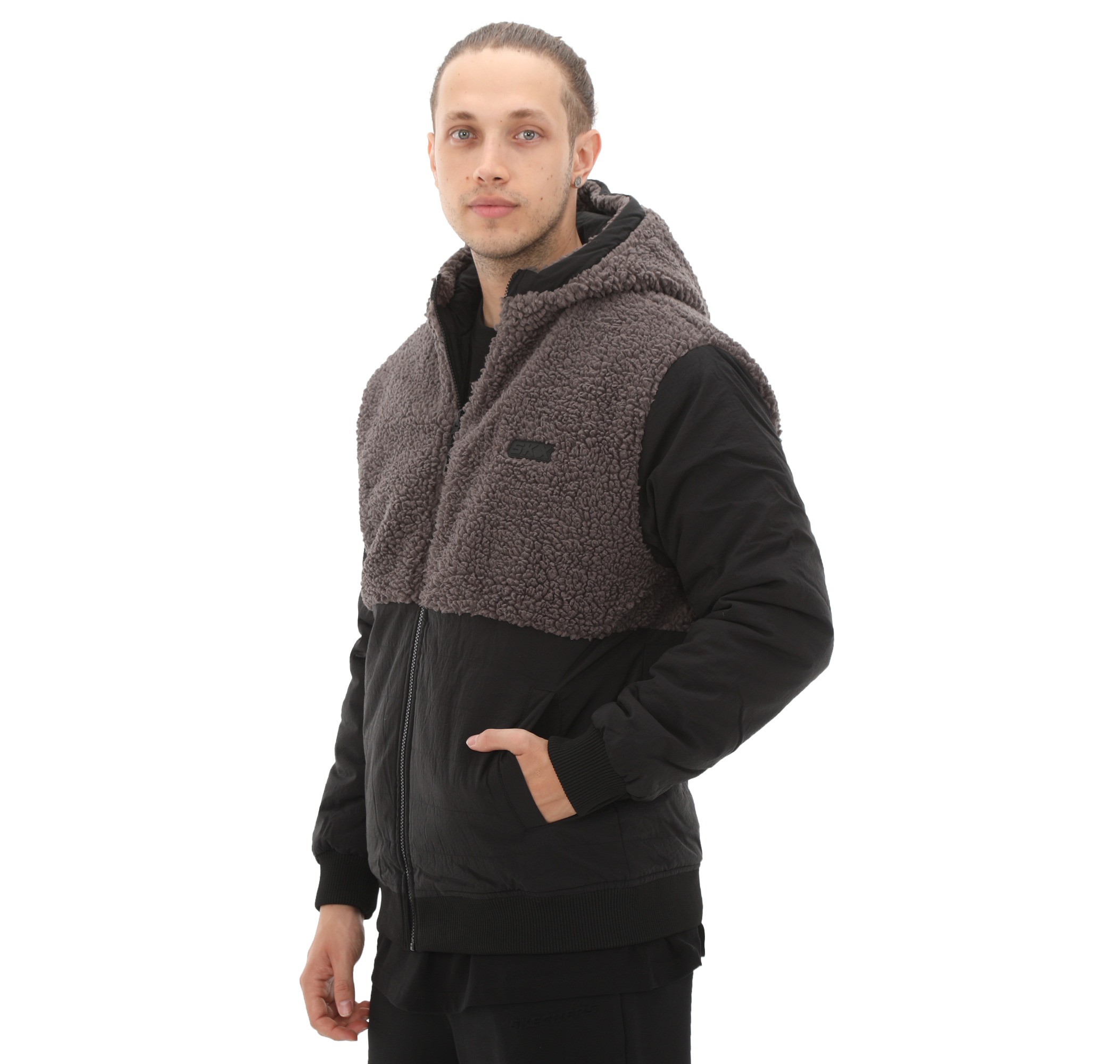 Мужская куртка Skechers Outerwear Antrasit