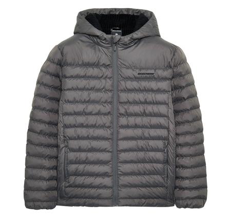 Skechers Outerwear Erkek Mont Antrasit