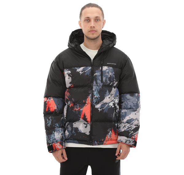 Skechers Outerwear Erkek Mont Siyah Skechers Outerwear Erkek Mont Siyah