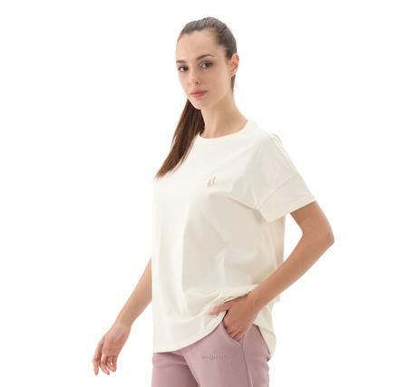Skechers Performance Tops W Crew Neck T-Shirt Kadın T-Shirt Beyaz